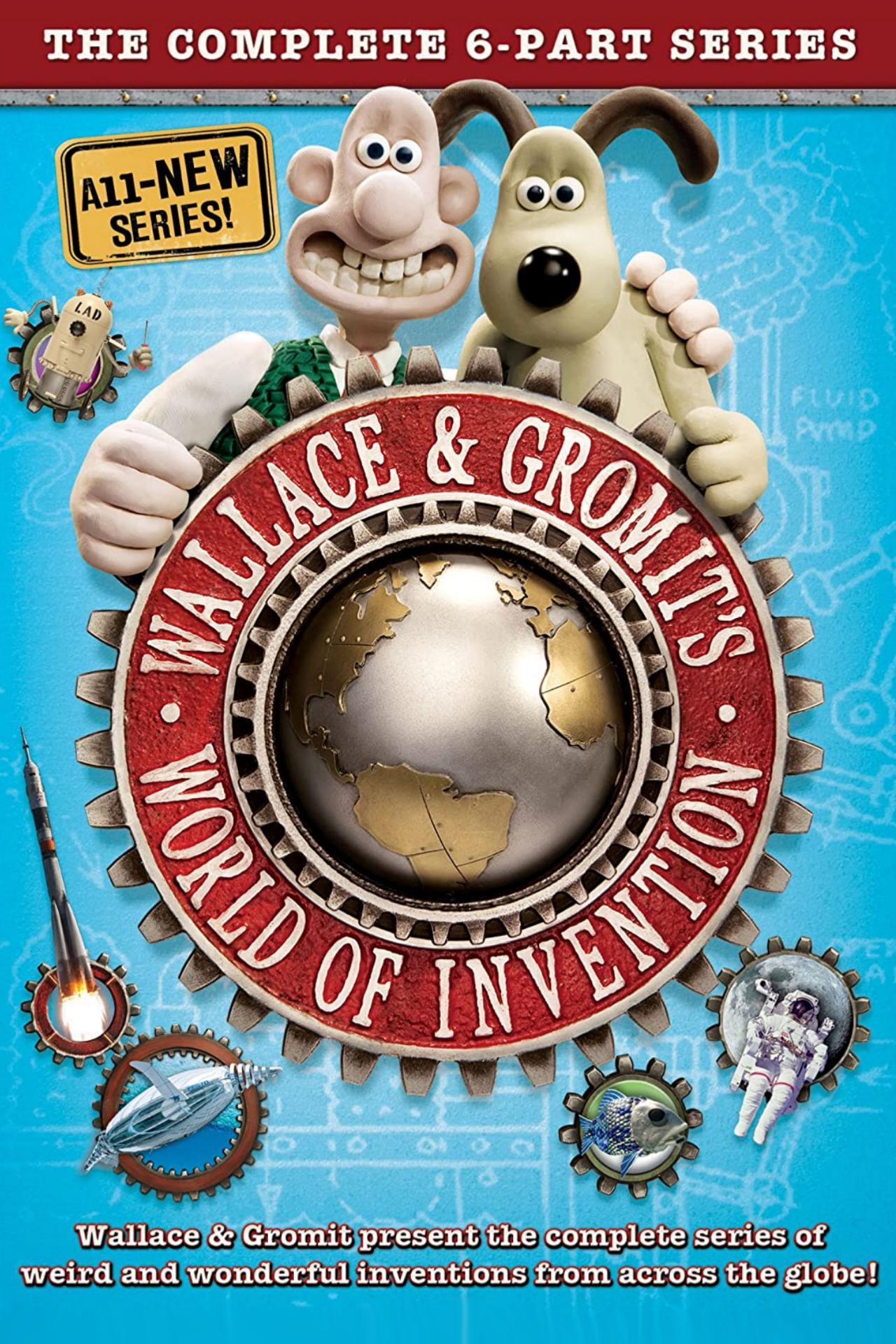 Wallace and Gromit's World of Invention poster - similar to Method to the Madness of Jerry Lewis