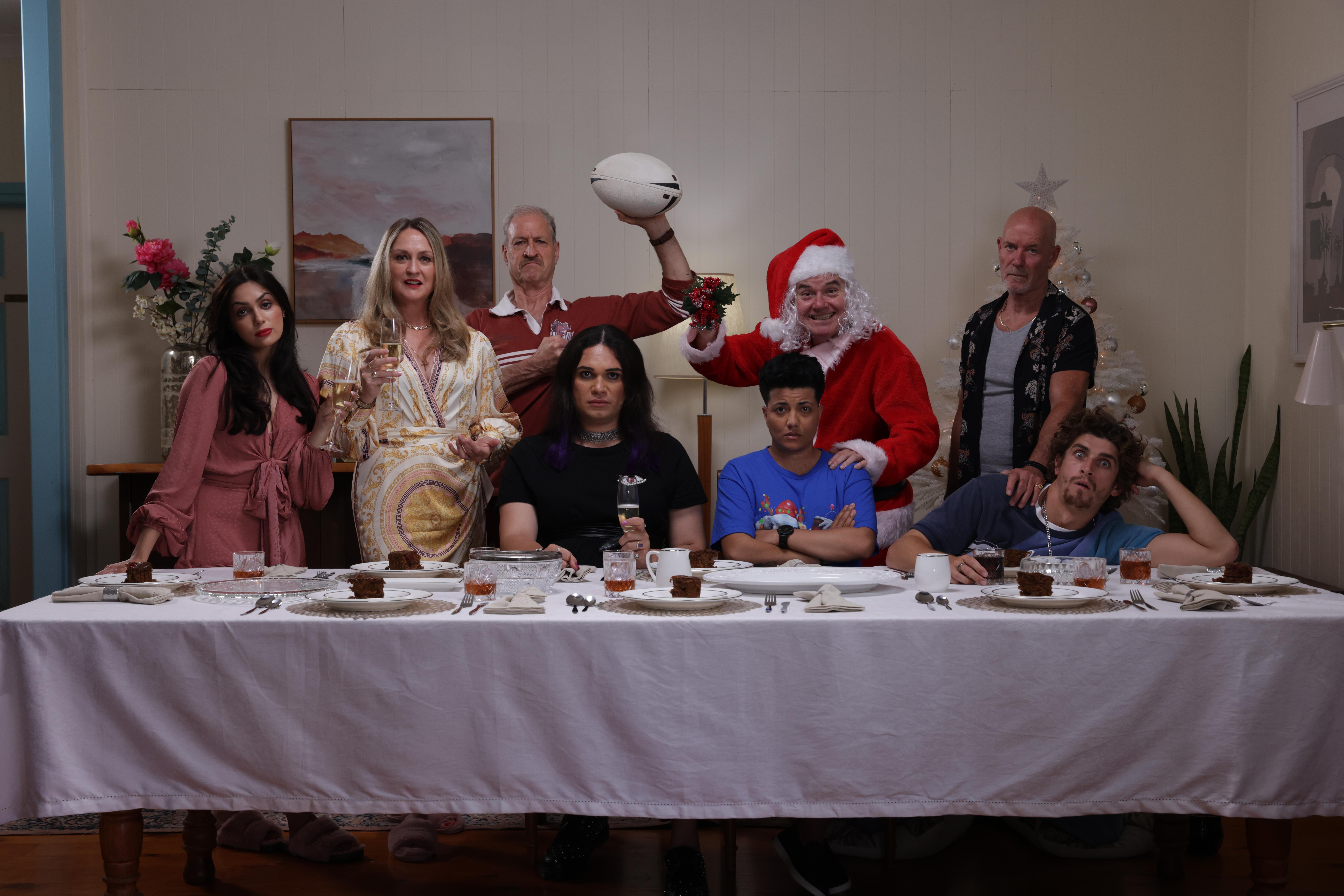 A Savage Christmas poster - similar to Holy Crap