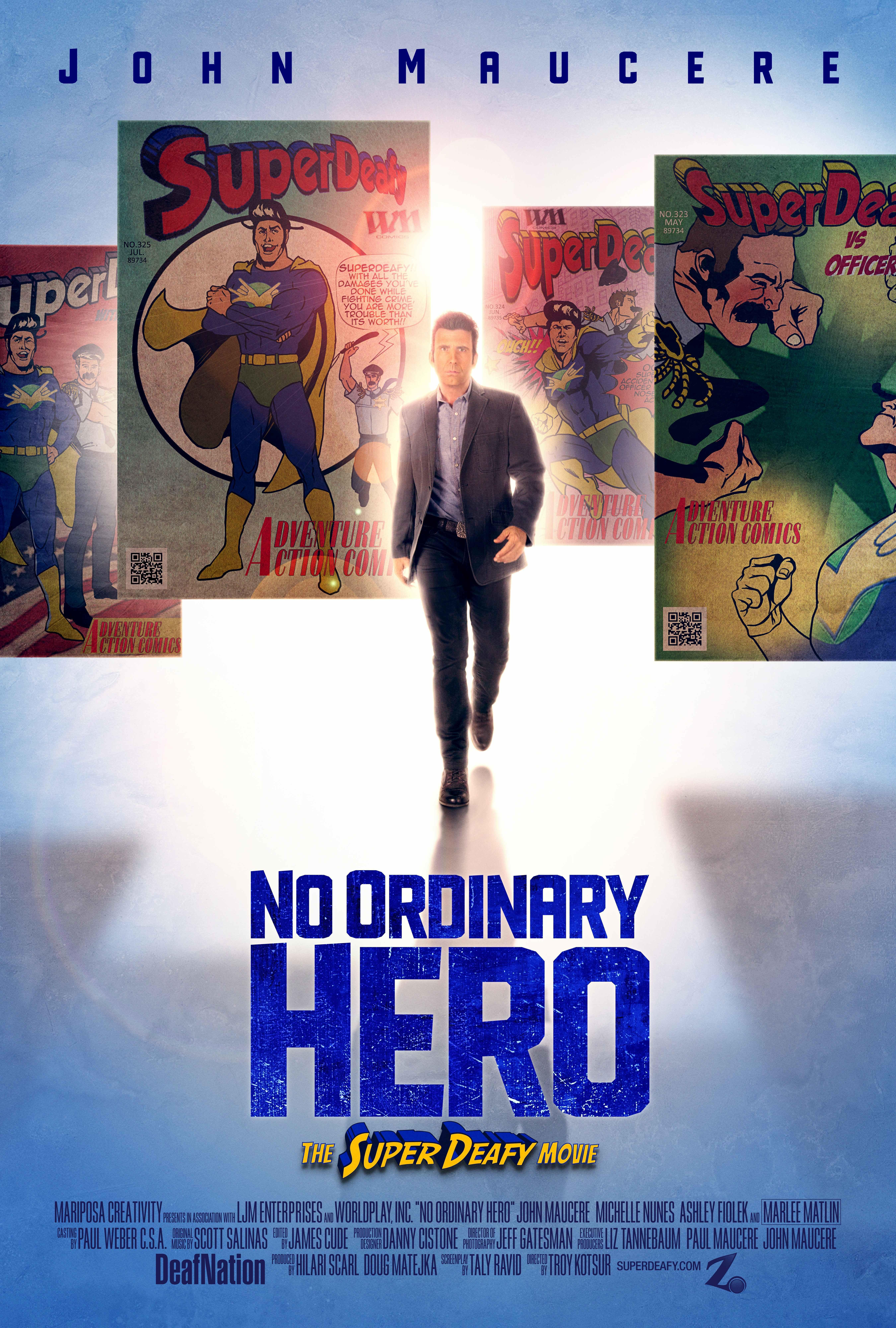 No Ordinary Hero: The SuperDeafy Movie poster - similar to 4Closed