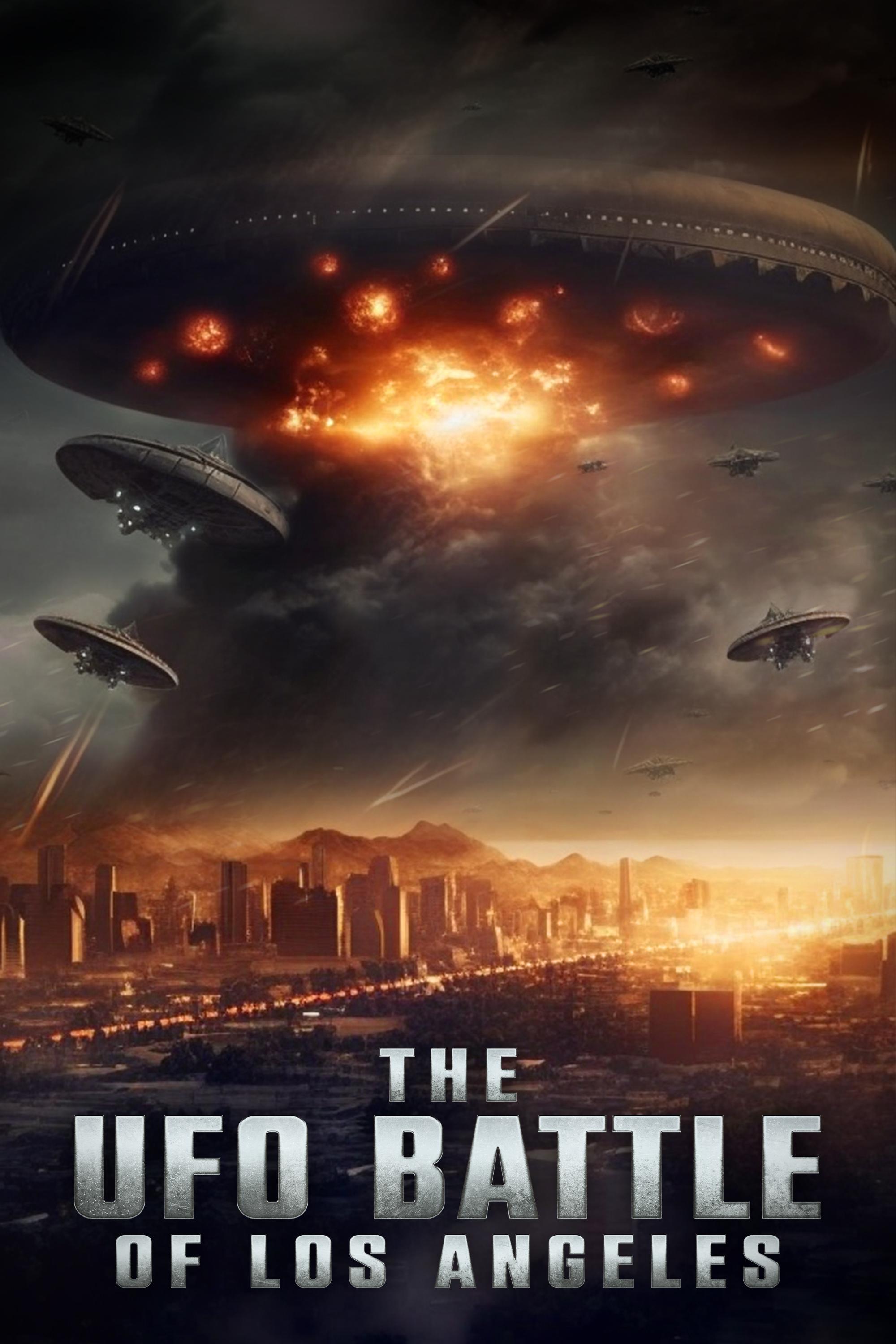 The UFO Battle of Los Angeles poster - similar to SEVE Artist Fighter Legend