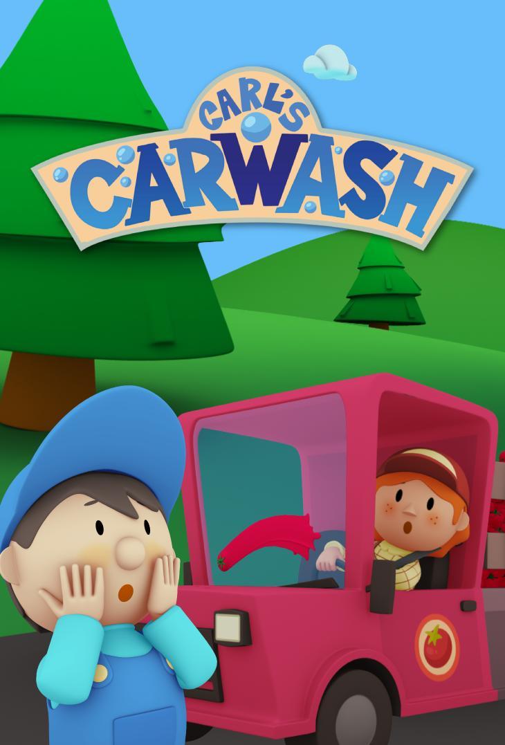 Carl's Car Wash backdrop