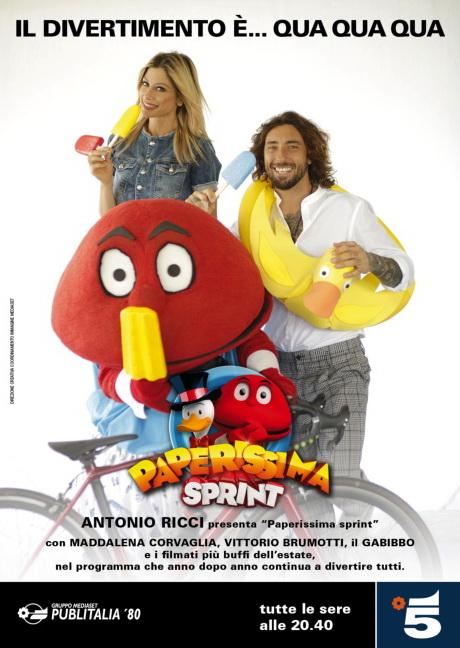 Paperissima Sprint poster - similar to Mondo New York