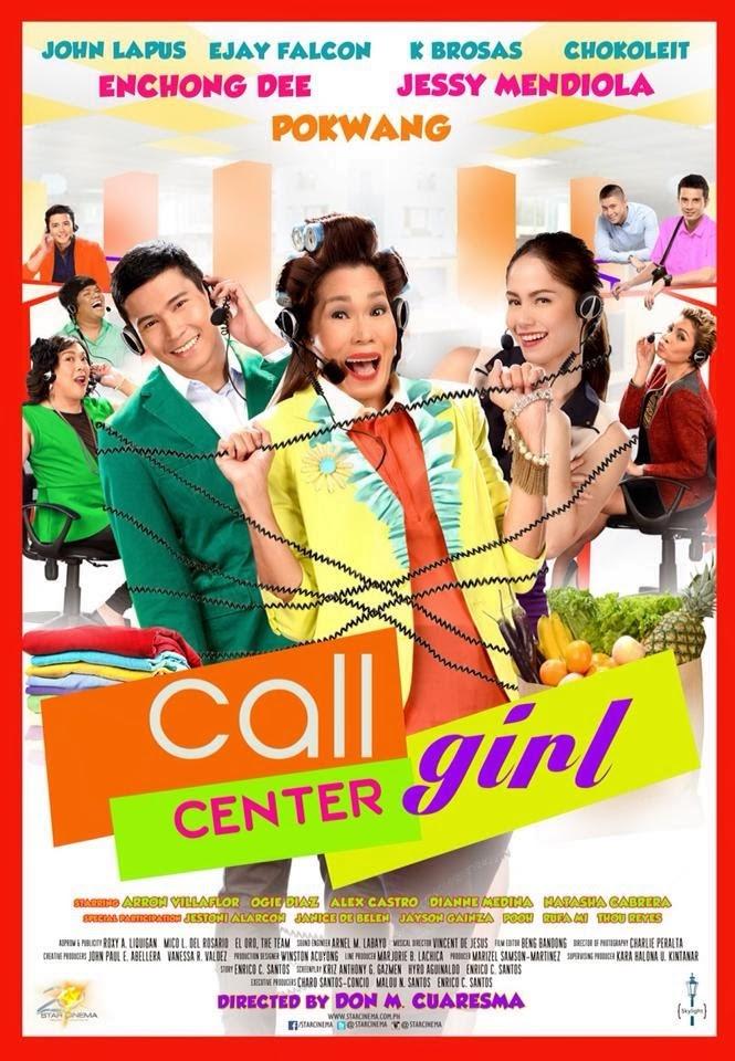 Call Center Girl backdrop