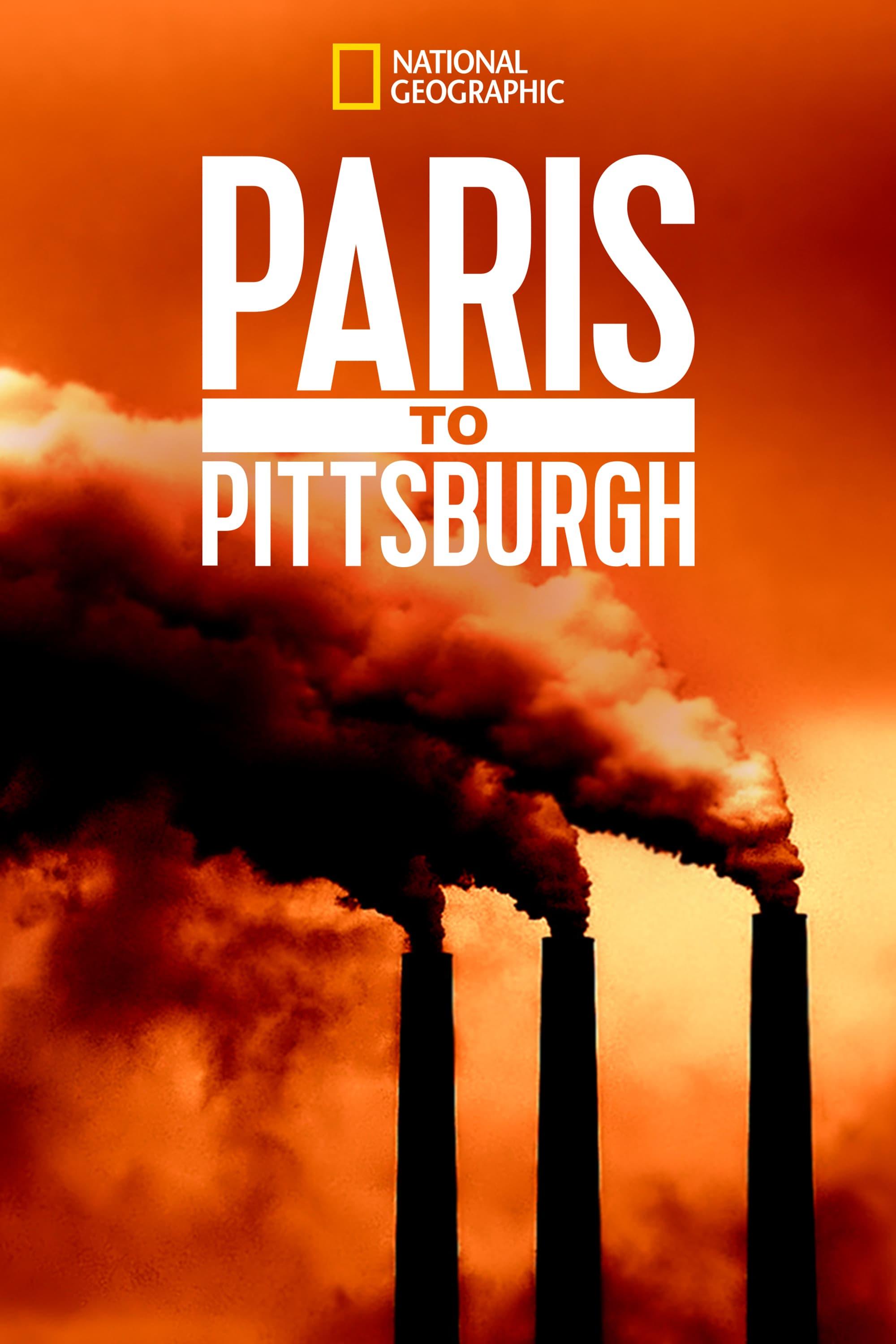 Paris to Pittsburgh poster - similar to Manhattan