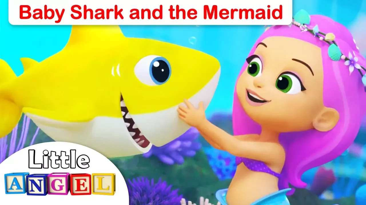 Baby Shark and the Mermaid - Princess Songs and Nursery Rhymes by Little Angel