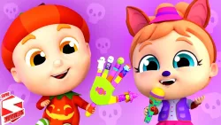 Monster Finger Family + More Halloween Nursery Rhymes & Spooky Cartoons
