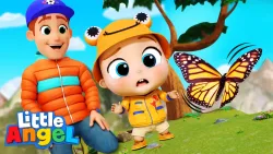 Walking In The Forest | Hiking song | Educational Kids Songs & Nursery Rhymes By Little Angel