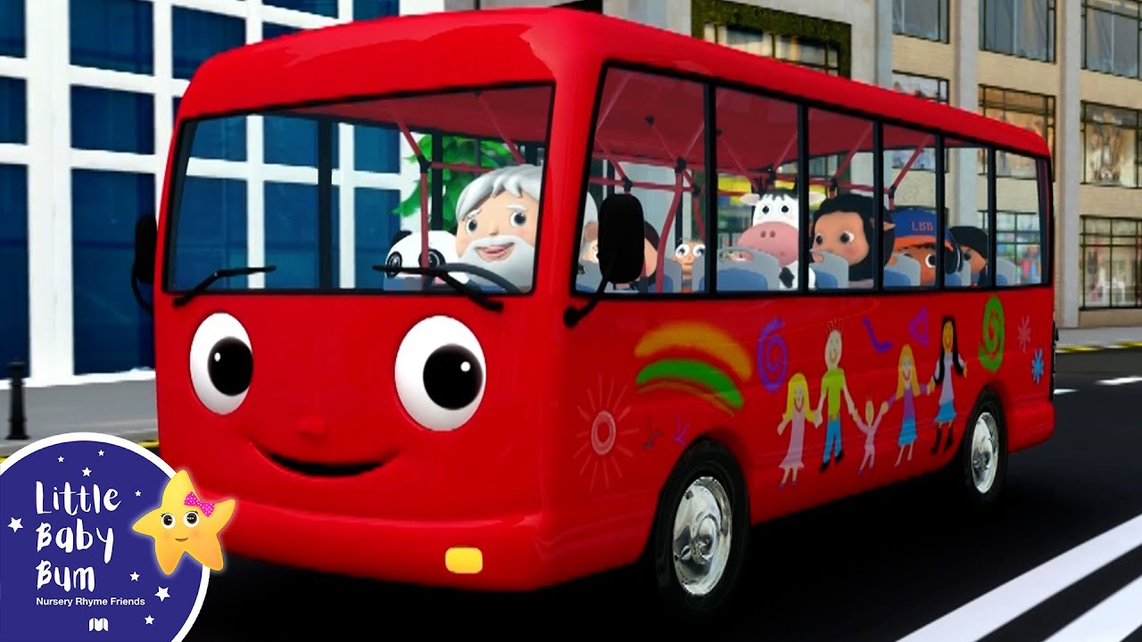 Wheels On The Bus with a Helicopter! | Little Baby Bum - New Nursery Rhymes for Kids background