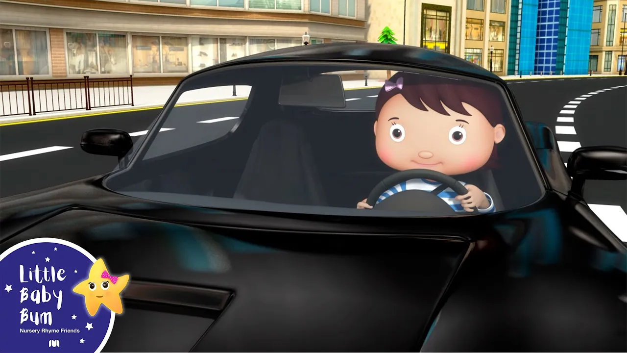 Driving In My Car! | Little Baby Bum - New Nursery Rhymes for Kids background