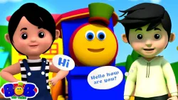 Greeting Song for Children + More Preschool Rhymes & Toddler Songs by Bob The Train