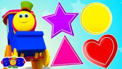 Learn Shapes, Alphabets, Numbers with Bob The Train & More Educational Videos & Rhymes