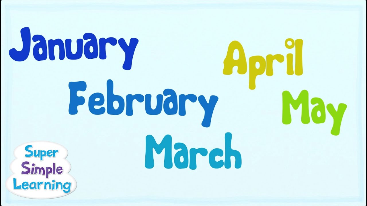 The Months Chant | Super Simple Songs background