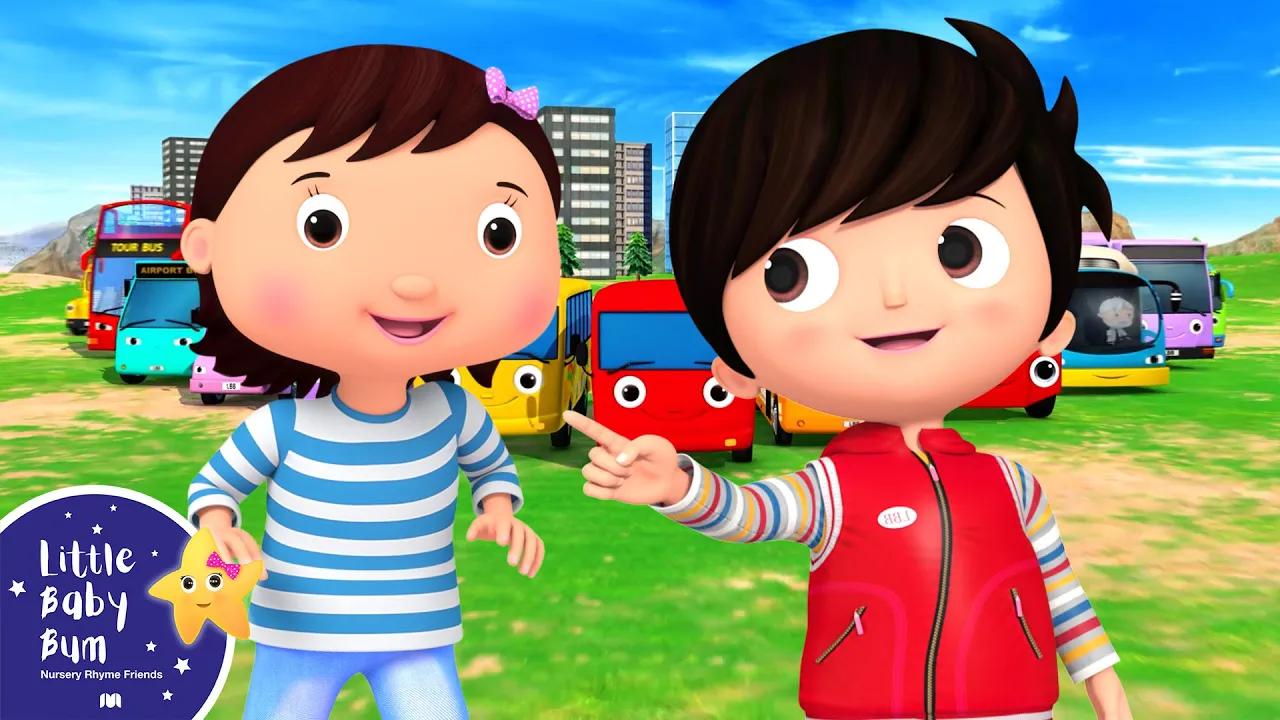 Bus Song - Different Types Of Buses! | Little Baby Bum - New Nursery Rhymes for Kids background