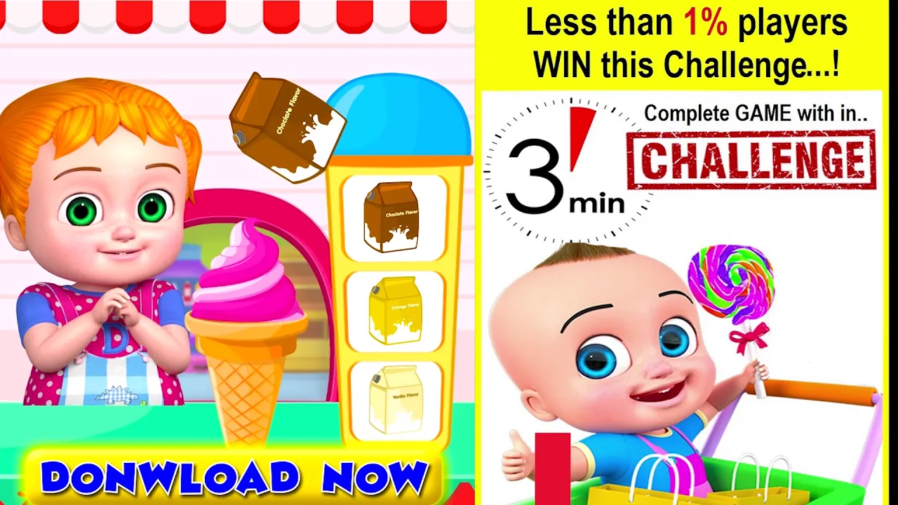 Ice cream Challenge background