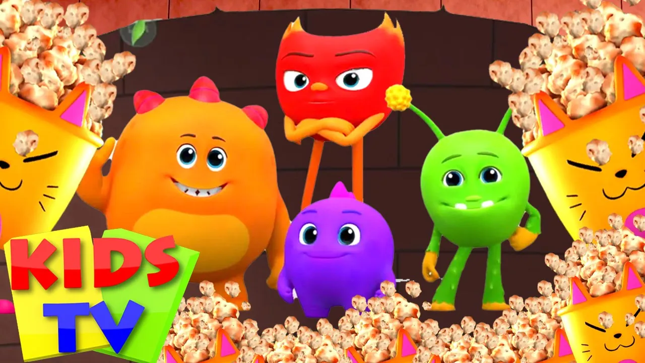 Pop Goes The Popcorn | Funny Comedy Shows | Cartoon Videos for Kids | Fun Animation With Booya background