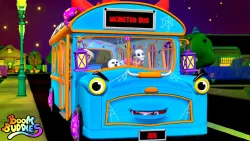Halloween Bus | Wheels On The Bus | Spooky Nursery Rhymes for Children | Halloween Songs by Kids Tv