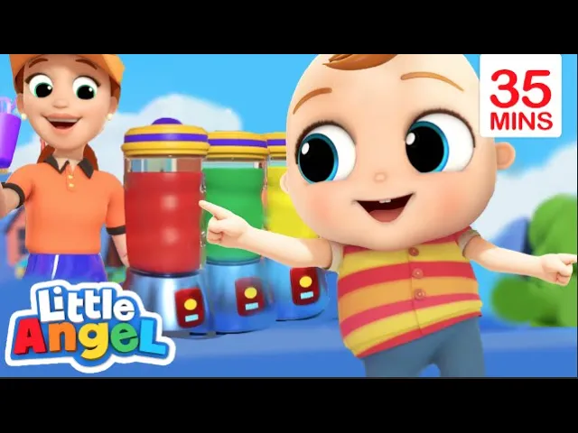 What’s Your Favorite Color | Yummy Juice Song + More Little Angel Kids Songs & Nursery Rhymes