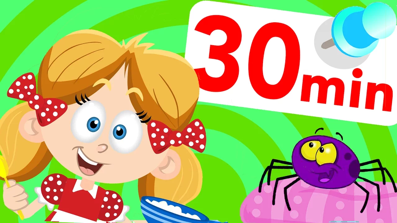 Would You Eat A Spider Food fight, apples & bananas & Little Miss Muffet! by Little Angel