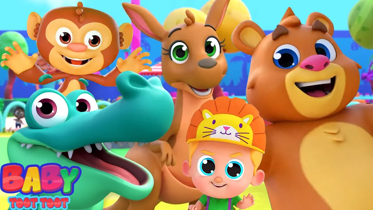 Zoo Song - Jungle Animals for Kids + More Nusery Rhymes & Baby Songs