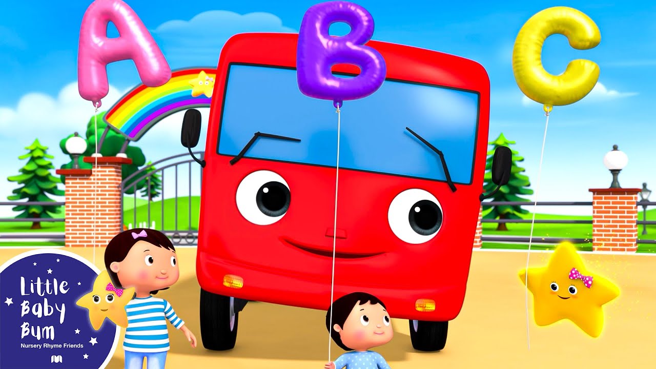 ABC - Learn Letters with Little Red Bus | Little Baby Bum - Nursery Rhymes for Kids | Baby Song 123 background