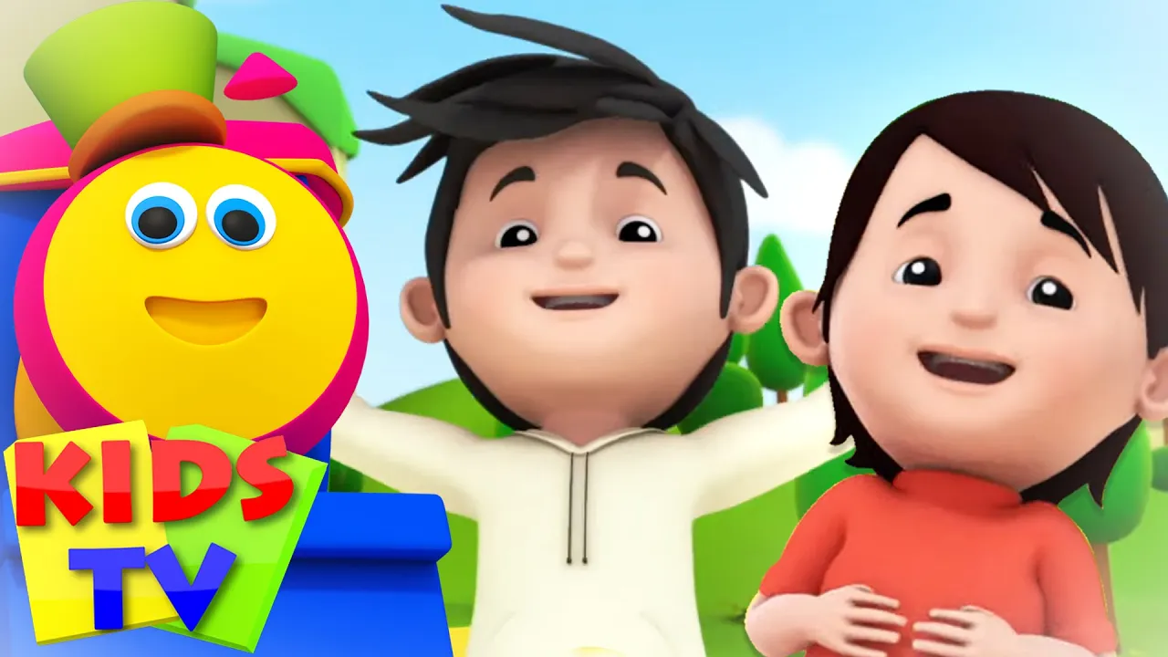 Lets all Laugh | Laughing Song | Funny Song | Nursery Rhymes & Kids Songs | Bob The Train | Kids Tv