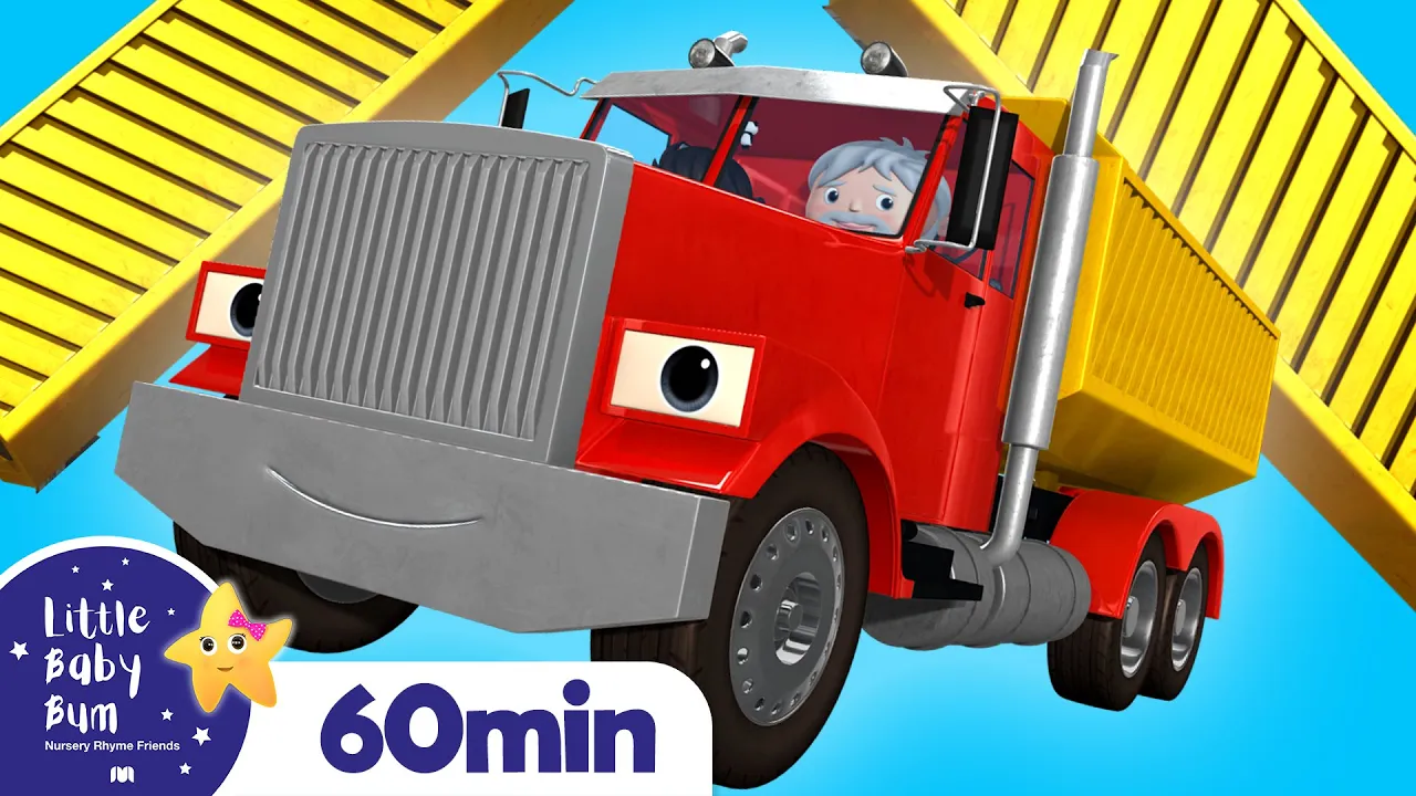 Song About Trucks +More Nursery Rhymes and Kids Songs | Little Baby Bum