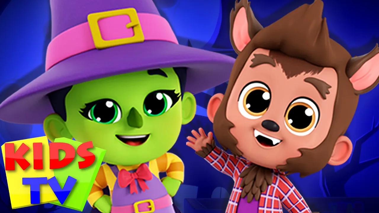 Peek A Boo It's Halloween | Kids Halloween Music | Baby Rhymes & Songs - Kids Tv