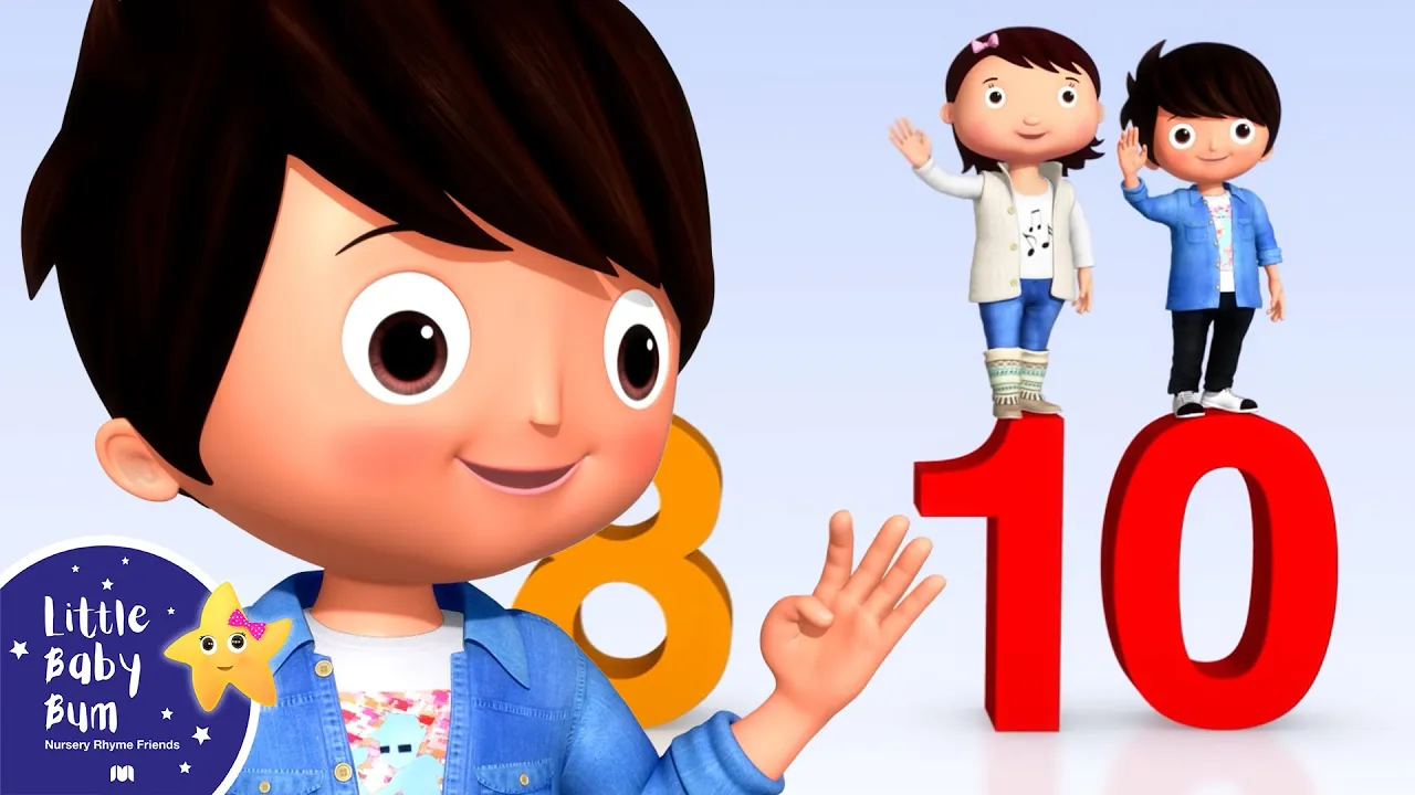 Counting By 2 & 5 Little Ducks Song ⭐LittleBabyBum - Nursery Rhymes for Kids | Baby Songs background