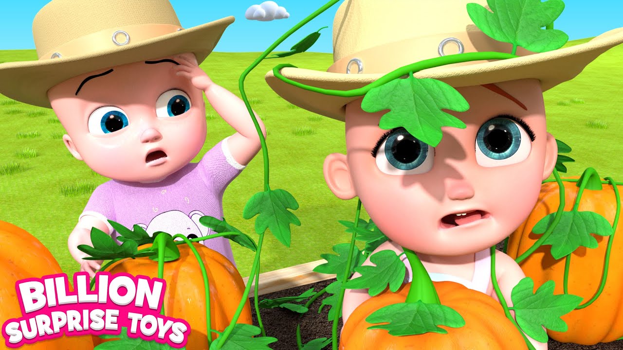 Johnny, Dolly and Baby is helping mom at the farm to pluck Vegetables! After School Cartoon Shows! background