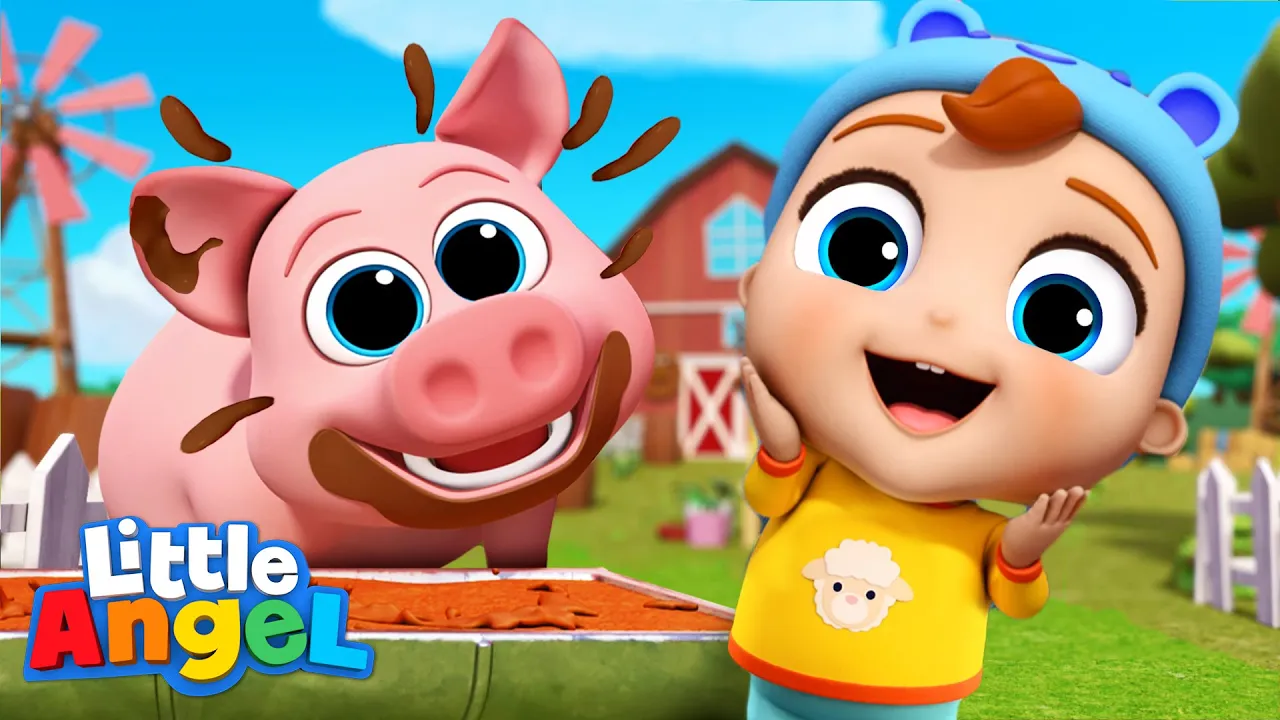 Farm Animals (What Do They Do) | Little Angel Kids Songs & Nursery Rhymes