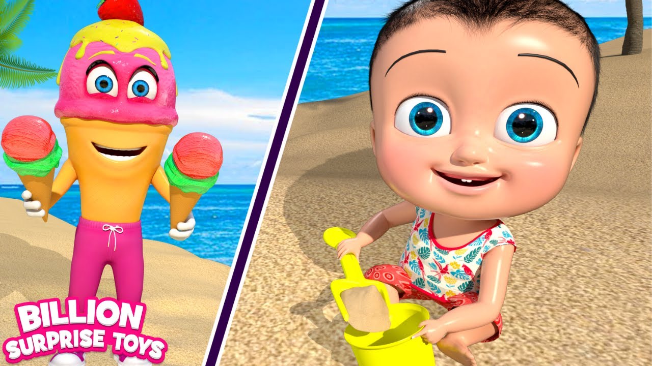 Johnny Family Beach Song for Babies | Family Songs@animacastkids2698 background
