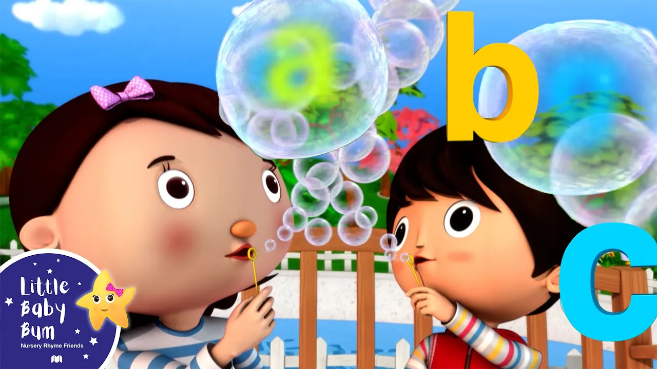 ABC - Pop the Bubbles! | Little Baby Bum - Nursery Rhymes for Kids | Baby Song 123 background