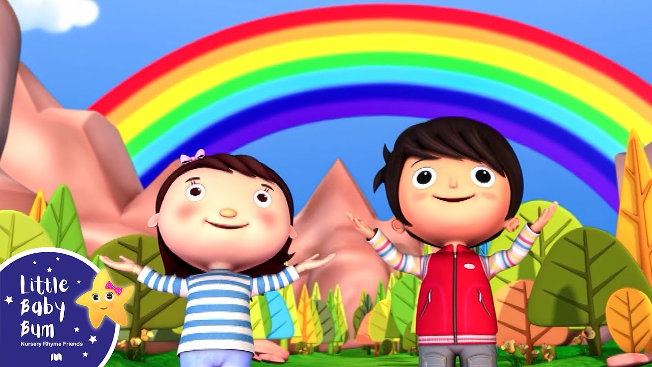 Rainbow Colors Song - Learning Colors | Little Baby Bum - Classic Nursery Rhymes for Kids backdrop