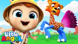 Silly Animals Song | Little Angel Kids Songs & Nursery Rhymes