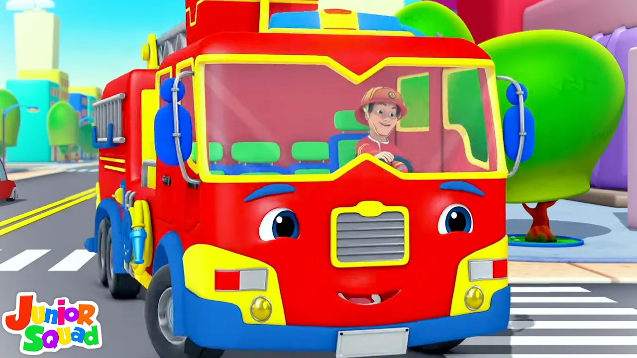 Wheels On The Fire Truck, Kids Song & Nursery Rhyme by Junior Squad background