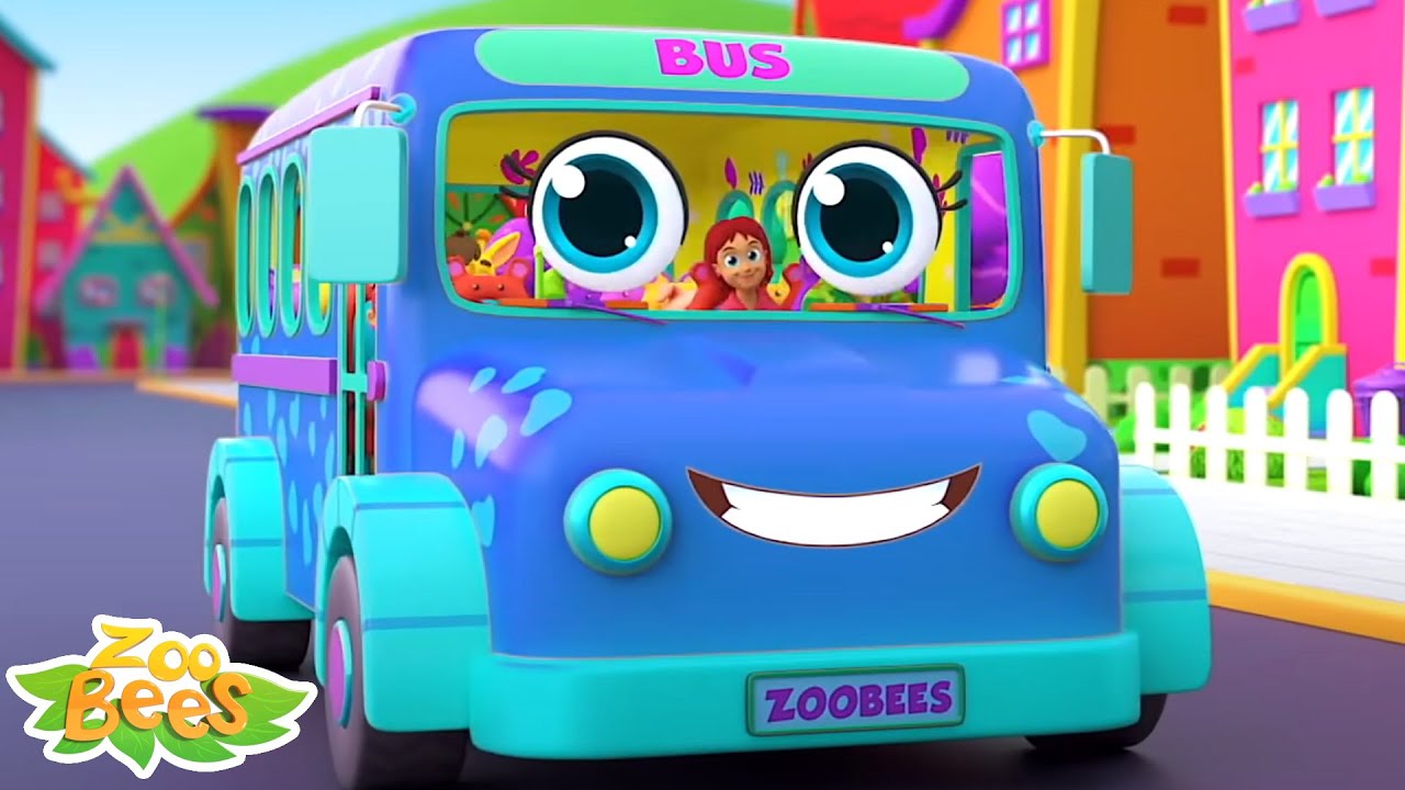 The Wheels On The Bus Go Round and Round + More Nursery Rhymes & Baby Songs Music by Kids Tv