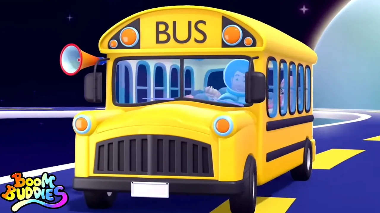 The Wheels On The Bus Popular Kids Song And Nursery Rhyme by Boom Buddies background