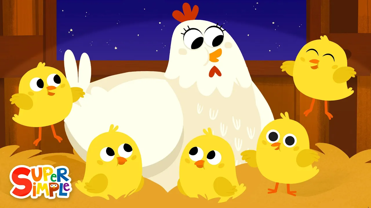 Five Little Chicks | Lullaby for Kids | Super Simple Songs background