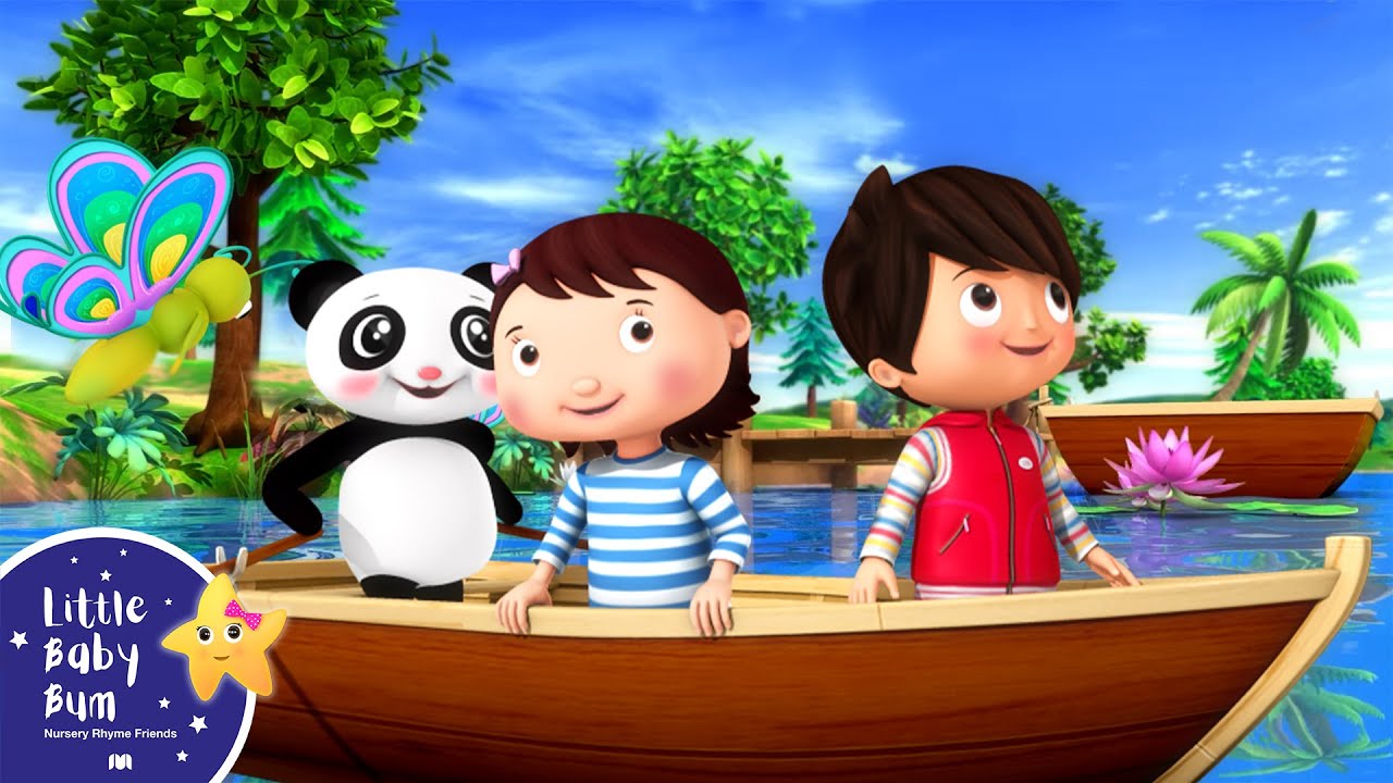 Row Row Row Your Boat! | Little Baby Bum - New Nursery Rhymes for Kids background