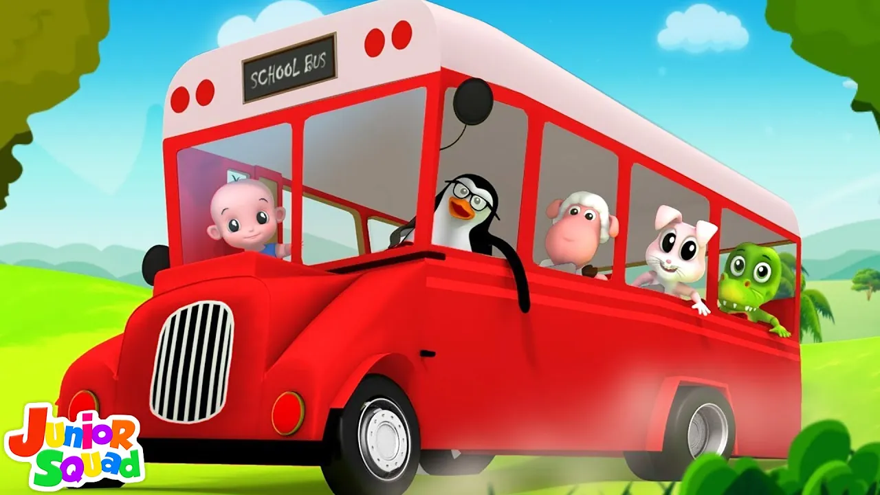 The Wheels On The Bus Go Round The Town & More Popular Nursery Rhymes
