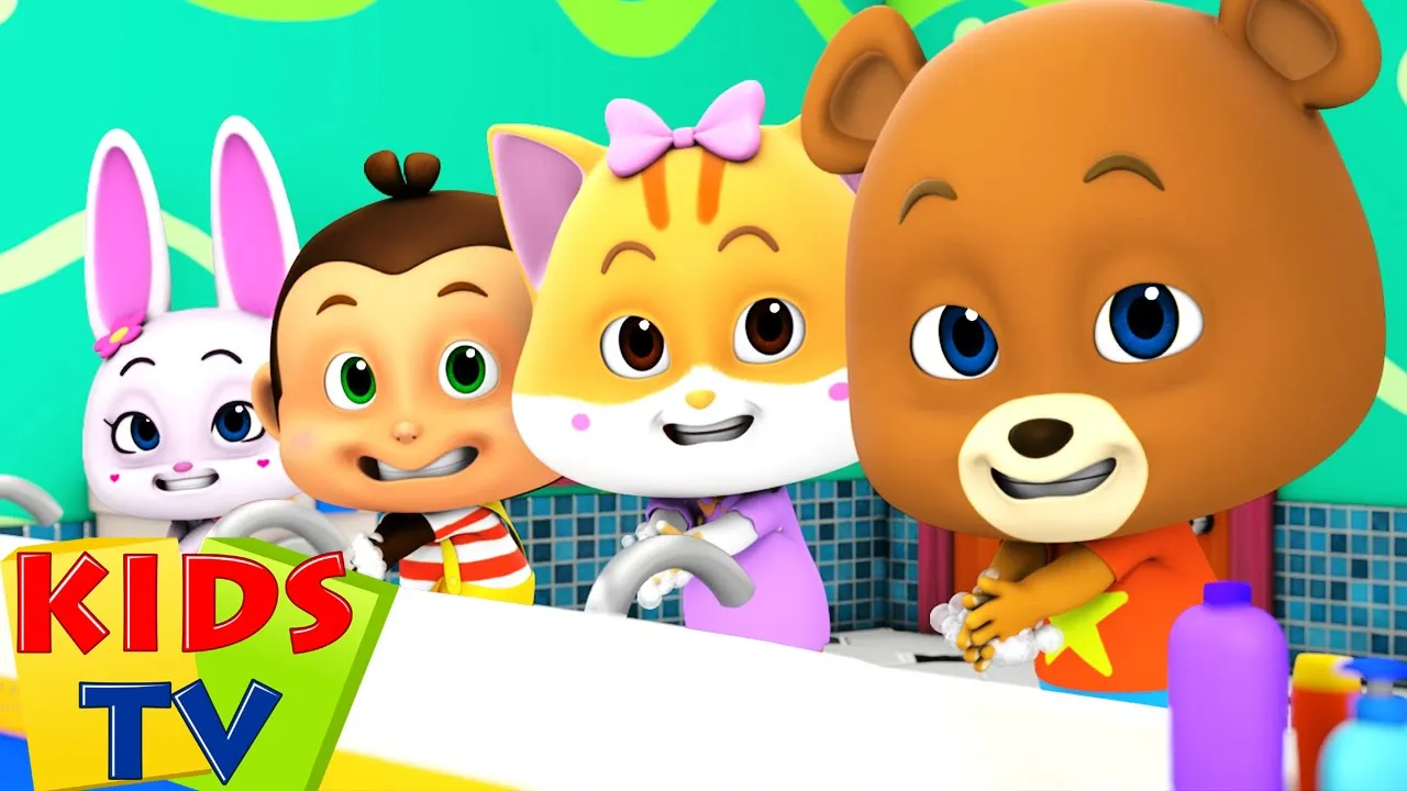 Wash Your Hands | Healthy Habits | Nursery Rhymes & Baby Songs | Loco Nuts Cartoon | Kids Tv