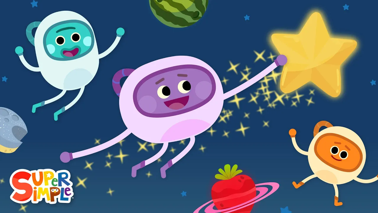 Twinkle Twinkle Little Star (Bumble Nums Version) | Super Simple Songs background