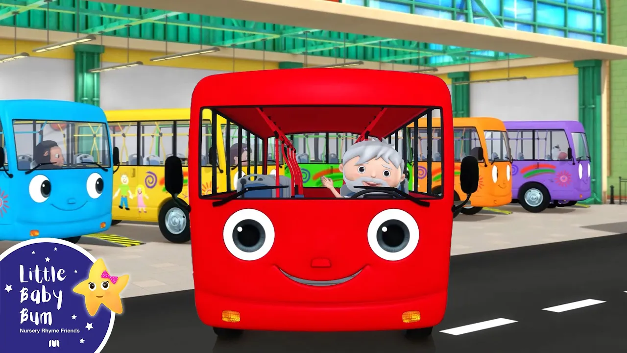 Color Bus | Little Baby Bum - New Nursery Rhymes for Kids background