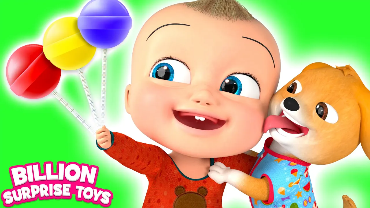 Poppy Pretend Johny Johny - BillionSurpriseToys Nursery Rhymes, Kids Songs background