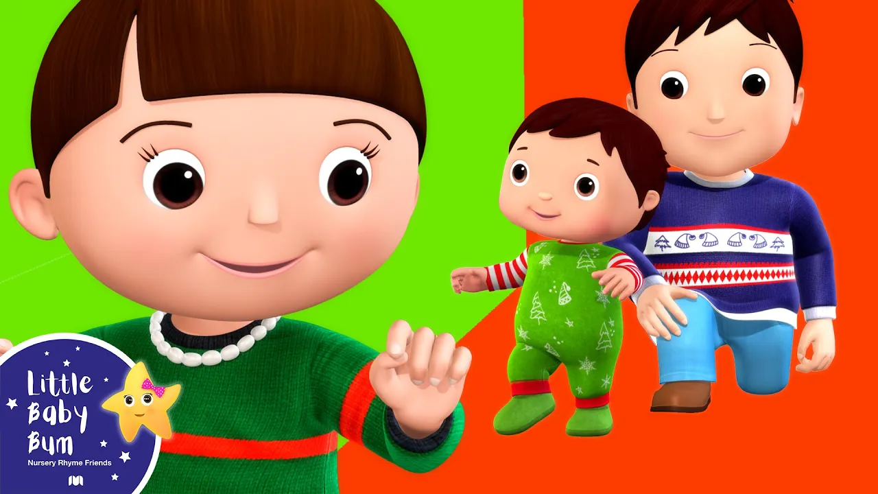 Christmas Finger Family! | Little Baby Bum - Nursery Rhymes for Kids | Baby Song 123 background