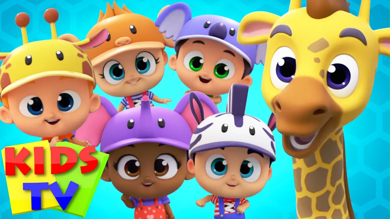 Five Little Babies going to the Zoo | Zoo song | Animal song from kids tv