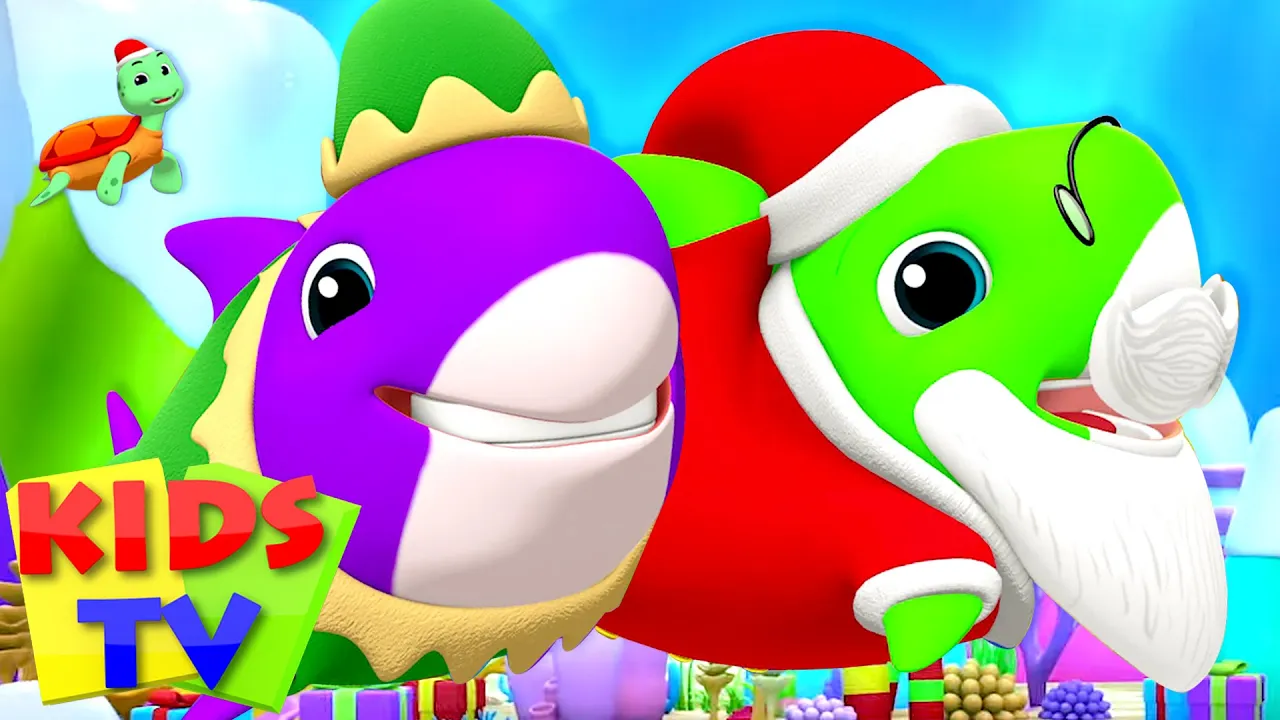 Baby Shark Holiday Song | Christmas Song | Jingle Bells | Merry Christmas | Xmas Carol - Kids Tv background