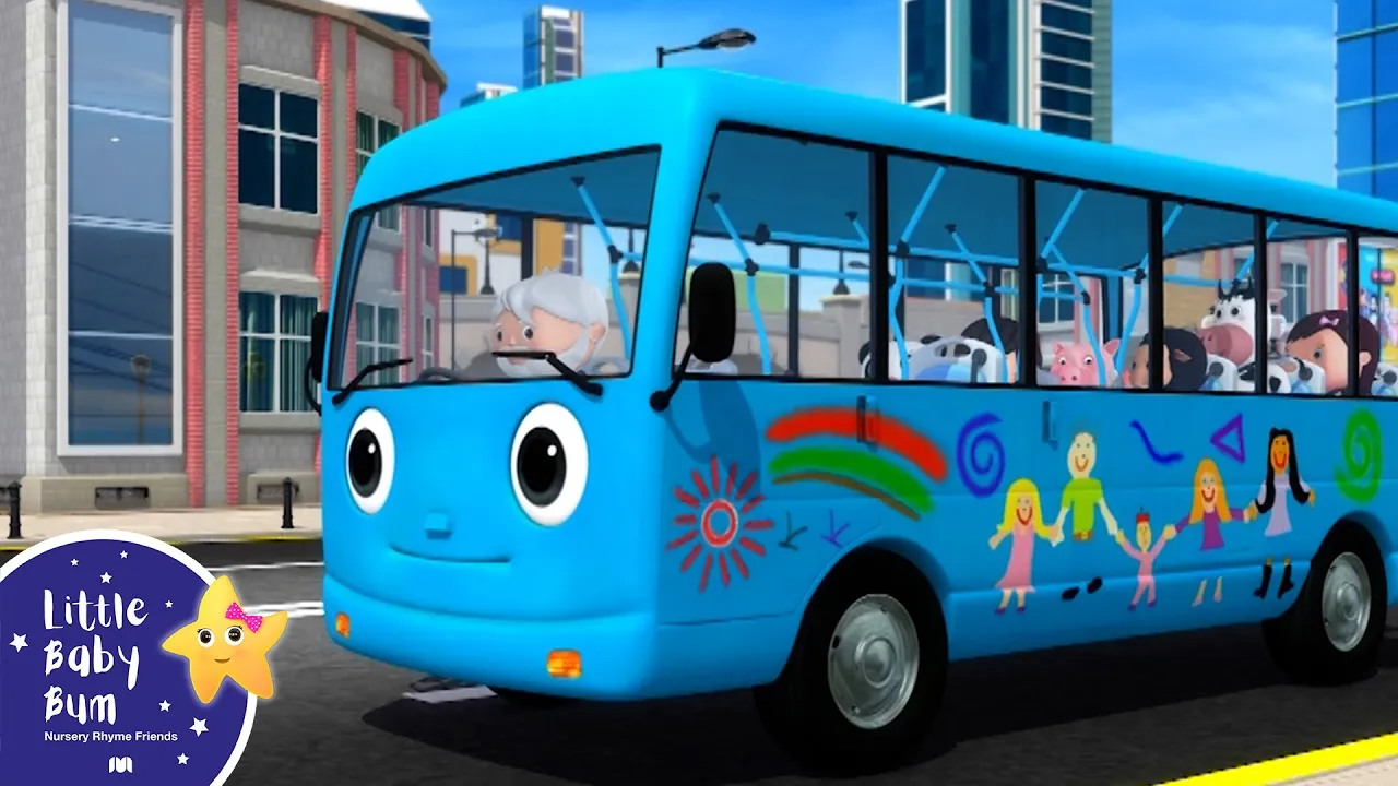 Wheels On The Bus! | Little Baby Bum - New Nursery Rhymes for Kids background