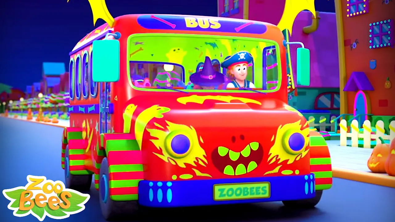 Halloween Wheels On The Bus + More Spooky Rhymes & Songs for Toddlers