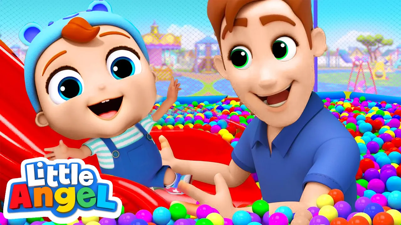 Playtime At The Playground | Little Angel Kids Songs & Nursery Rhymes background